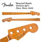 Roasted Maple Vintera 60's Jazz Bass Neck 20 Vintage Frets 7.25'' ''C'' Shape リプレイスメントパーツ 【Webショップ限定】