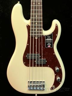 American Professional II Precision Bass V -Olympic White-【4.30kg】【送料当社負担】【金利0%対象】