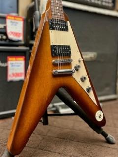 【Gibson Expo 目玉品】 Limited Edition Flying V '98 -Natural Burst- 2001年製【Rare Color!】【48回金利0％対象】