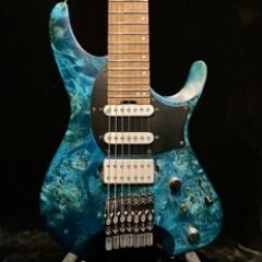 Q547PB -COL (Cosmic Blue Low Gloss)- 2024年製【7弦】【Spotカラー】【Stainless Steel Frets】【金利0%】