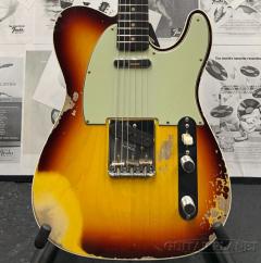 ~Custom Collection~ 1960 Telecaster Custom Heavy Relic -Super Faded/Aged Chocolate 3 Color Sunburst【