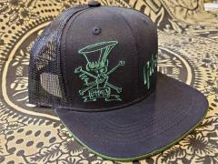 ~Slash Apparel Collection~ Slash Skully Trucker Hat -Black & Green- 【ギブソンフロア取扱品】