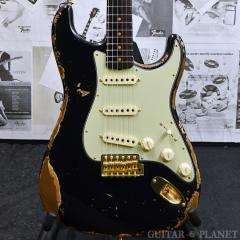MBS 1963 Stratocaster Heavy Relic with Gold Hardware! -Aged Black- by Austin MacNutt 2023USED!!【全国送料