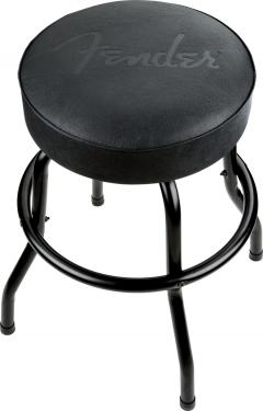  【送料無料!!】Embossed Black Logo Barstool, Black《Fenderロゴ入り椅子》【オンラインストア限定】