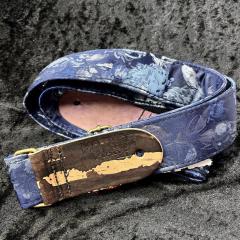 “Cerulean Gatsby” Guitar Strap【Made In USA】【ハンドメイド】【ストラップ】【ベース館在庫品】