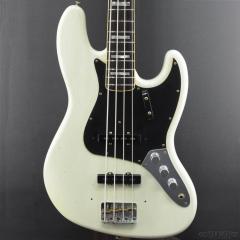 ~Bass Planet Spec~ Limited Edition Custom Jazz Bass Journeyman Relic -Aged Olympic White w/Matching 