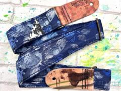 “Cerulean Gatsby“  Guitar Strap 【フェンダーカスタムショップフロア在庫品】【Made In USA】【ハンドメイド】