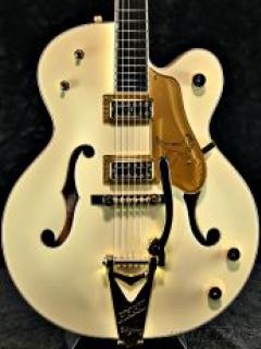 【半期決算セール】G6136T-59 Vintage Select Edition '59 Falcon Hollow Body with Bigsby-Vintage White Lacquer -