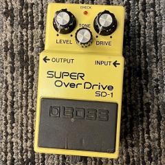1986 SD-1 SUPER Over Drive 【JRC 4558 DD】【MADE IN JAPAN】【Vintage】