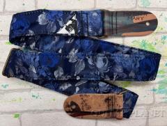 “Cerulean Gatsby“  Guitar Strap 【フェンダーカスタムショップフロア在庫品】【Made In USA】【ハンドメイド】