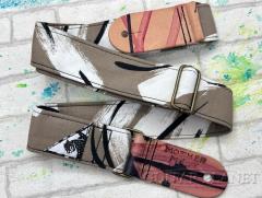 “Brushstroke” Guitar Strap【フェンダーカスタムショップフロア在庫品】【Made In USA】【ハンドメイド】