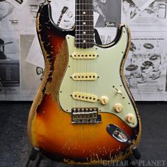 MBS 1960 Stratocaster Ultimate Relic -Wide Red 3 Color Sunburst- by Ja