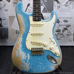 MBS 1963 Stratocaster Ultimate Relic -Taos Turquoise over Olympic White- by Dennis Galsuzka【全国送料負担!】