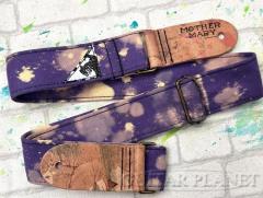 “Purple Bleached” Guitar Strap【ブリーチ加工】【フェンダーカスタムショップフロア在庫品】【Made In USA】【ハンドメイド】