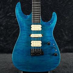 Carve Top 1P Flame Maple HSH -Trans Blue- 2017~USED!!【ハイエンドフロア在庫品】【金利0％！】