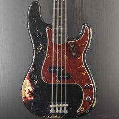 MBS 1962 Precision Bass Heavy Relic/Closet Classic Hardware -Black ove