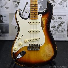 Red Hot Stratocaster Super Heavy Relic Left Handed -Faded/Aged Chocolate 3 Color Sunburst- 2023USED!