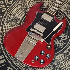 ~Murphy Lab~ 1964 SG Standard Reissue Batwing Guard Maestro Vibrola Sparkling Burgundy Light Aged【#5