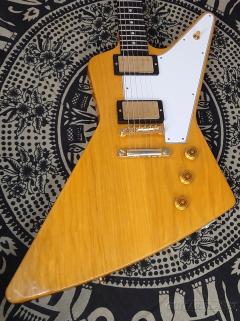 ~Historic Collection~ 1958 Korina Explorer Reissue White Pickguard Natural VOS -2021USED!!【4.07kg】