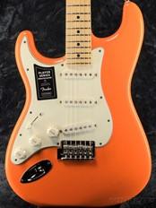 Player Stratocaster Left Hand -Capri Orange-