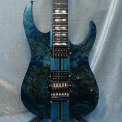 Premium Series RGT1220PB -Cosmic Blue Low Gloss-【Jumbo Stainless Steel Frets!】【Thru Neck!!】【48回金利0%対