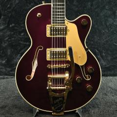 【ギタプラ大歳末セール2025】Broadkaster Jr. LX Center Block with String-Thru Bigsby and Gold Hardware, Ebony Fin