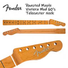 Roasted Maple Vintera Mod 60s Telecaster Neck 21 Medium Jumbo Frets 9.5'' ''C'' Shape リプレイスメントパーツ【We