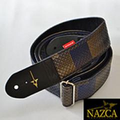STRAP Checker Blue │ ギター/ベース用ストラップ