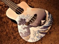 Uke Great Wave Concert 【コンサート/マホガニー】【カッタウェイ】【グレートウェーブ】【送料込】