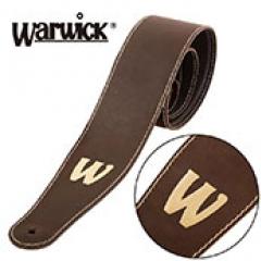 Teambuilt Genuine Leather Bass Strap -Brown / Gold Embossing- │ ギター/ベースストラップ