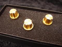 Rテーパーミニノブ -GOLD-【セット3個】【ミリ】