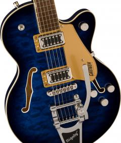 G5655t-QM Electromatic Center Block Jr. Single-cut Quilted Maple with Bigsby -Hudson Sky-【Webショップ限定】