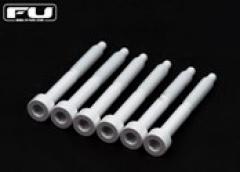 Titanium String Lock Screw Set (6) -WHITE-【Webショップ限定】