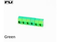 Titanium Saddle Insert Set (6) -GREEN-【Webショップ限定】