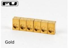 Titanium Saddle Insert Set (6) -GOLD-【Webショップ限定】