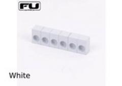 Titanium Saddle Insert Set (6) -WHITE-【Webショップ限定】