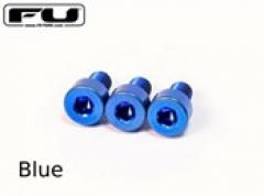 Titanium Nut Clamping Screw Set (3) -Blue-【Webショップ限定】