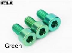 Titanium Nut Clamping Screw Set (3) -GREEN-【Webショップ限定】