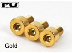 Titanium Nut Clamping Screw Set (3) -Gold-【Webショップ限定】