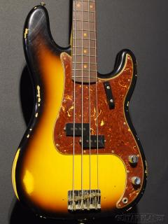1964 Precision Bass Relic -Bleached 3 Color Sunbur