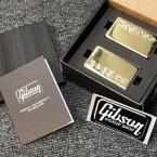 Custombucker (Matched Set/Double Black/True Historic Gold Cover/2-Conductor/Unpotted/Alnico 3)