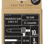 SLK-SLIM Kit(ソルダーレススリムキット)【CU-416ケーブル3m,SL-SLIMブラグ/キャップ/皿ネジ各10個】【Webショップ限定】