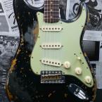 Guitar Planet Exclusive 1961 Stratocaster Heavy Relic -Black over Charcoal Frost Metallic-【全国送料負担!】【48回金利0%対象】