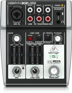 302USB XENYX《USB I/O 搭載 アナログミキサー》【Webショップ限定】