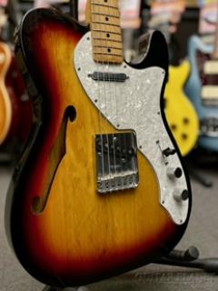Classic Series '69 Telecaster Thinline -3-Color Sunburst- 2001年製【Ash Body!】【Texas Special Pickups!】【