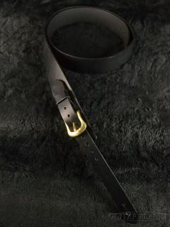 Slimline Classic Black / Brass 【手作り本格レザー】