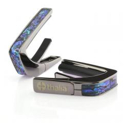 Capos Exotic Shell BLUE ABALONE -Black Chrome- │ ギター用カポタスト