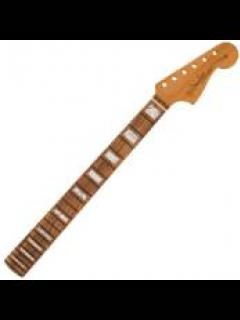 Roasted Jazzmaster Neck Block Inlays -22 Medium Jumbo Frets- 9.5 Radius Pau Ferro Modern C Shape 《リプ