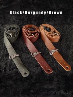 Skinny Naked Burgundy 【ギターストラップ】
