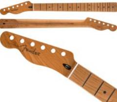 Satin Roasted Maple Telecaster LH Neck / 22 Jumbo Frets / Flat Oval Shape レフトハンド用リプレイスメントパーツ【オンラインスト